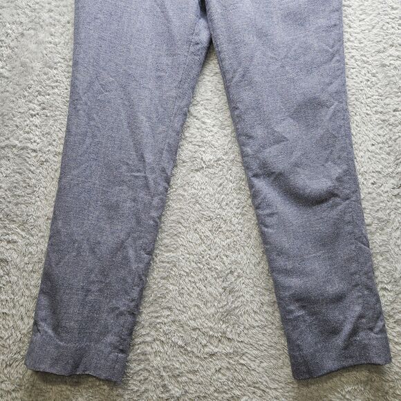 Banana Republic Womens Blue Ryan Dress Pants Size 10 Wool Office Professional - Picture 3 of 10